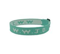 W.W.J.D. Monogram Print Wrist Strap Bracelet Webbing Unisex Bracelet Adjustable Bracelet plus Size Necklace (GN1, One Size)