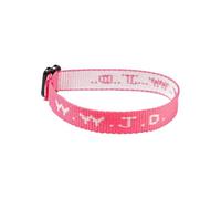 W.W.J.D. Monogram Print Wrist Strap Bracelet Webbing Unisex Bracelet Adjustable Bracelet Running Earrings (PK1, One Size)