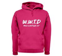 W.W.T.D What Would Taylor Do? - Unisex Premium Hoodie/Hooded Top - Hot Pink - Large