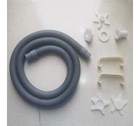 W WEYLAN TEC Foldable Bath Tub Drain Hose Set with Drain Plug 20 inch Hose