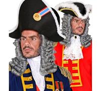 W WIDMANN MILANO Party Fashion 01181 Wig Commander Accessory for Fancy Dress Costumes, Nobility, Pirate