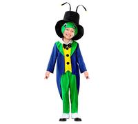 W WIDMANN MILANO Party Fashion 01697 Kinderkostüm Grashüpfer Children's Grasshopper Costume, Multicoloured, 140 (EU)