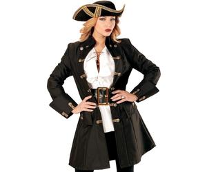 W WIDMANN MILANO Party Fashion 07169 Costume Da Capitano Pirata Pirate Captain, Black, XS