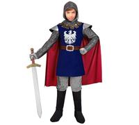 W WIDMANN MILANO Party Fashion 07829 Kinderkostüm Ritter Children's Knight Costume, Multicoloured, 104 (EU)