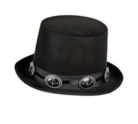 Widmann 09785 Rock Star Cylinder Unisex - Adult, Black, One Size