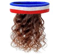 W WIDMANN MILANO Party Fashion 12151 Wig with Curly Hair & Headband Unisex - Adult Brown