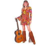 W WIDMANN MILANO Party Fashion 18893 Costumi Hippie Costumes, Multi-Coloured, L