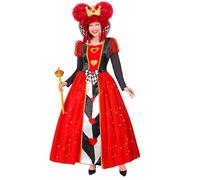 W WIDMANN MILANO Party Fashion 22354 Kostüm Königin der Herzen Queen of Hearts Costume, Multi-Coloured, XL