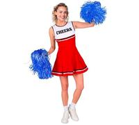 W WIDMANN MILANO Party Fashion 22391 Kostüm Cheerleader Costume, red, S