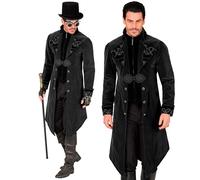 W WIDMANN MILANO Party Fashion 22521 Gothik Mantel Gothic Coat, Black, S