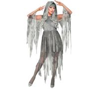 W WIDMANN MILANO Party Fashion 25121 Kostüm Ghostly Spirit Costume, Gray, S