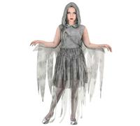 W WIDMANN MILANO Party Fashion 25126 Geist Kinderkostüm Ghost Children's Costume, Gray, 128 cm / 5-7 Jahre