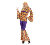 W WIDMANN MILANO Party Fashion 73290 Kostüm Hippie Costume, Multicoloured, XXL