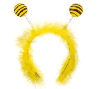 W WIDMANN MILANO Party Fashion - Adult Bees Headband with Yellow Sensors Wasp Animal Costume
