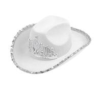 W WIDMANN MILANO Party Fashion - Adult Cowgirl or Cowboy Hat with Tiara Accessory Carnival Stag Night