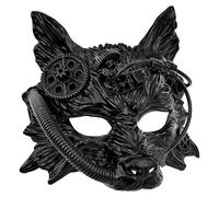 W WIDMANN MILANO Party Fashion - Adult Steampunk Mask Wolf Skull Fancy Dress Halloween Accessory