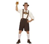 Widmann Adult Fancy Dress Costume in Bavarian leather socks with Shirt, Trousers and Hat