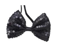 W WIDMANN MILANO Party Fashion BLACK SEQUIN BOW TIE -