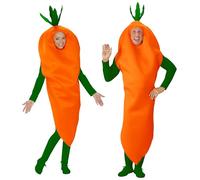 W WIDMANN MILANO Party Fashion - Carrot Costume for Adult, Food, Vegetables, Greens, Nature, Vegetable Garden, Carnival, Theme Parties, Size M