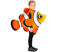 W WIDMANN MILANO Party Fashion - Children's Costume Tropical Fish Jumpsuit, Clown Fish, Underwater World