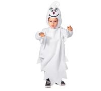 W WIDMANN MILANO Party Fashion - Children's Ghost Costume with Headpiece with Mask, Halloween, Carnival, Theme Parties