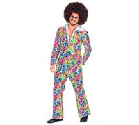 W WIDMANN MILANO Party Fashion - Costume 70s Groovy Style, Jacket and Trousers, Suit, Disco Fever