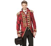 Widmann Red Jacquard Parade Coat For Man (XXL) Red