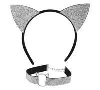 W WIDMANN MILANO Party Fashion - Costume Set Cat for Adults, Accessories for Carnival, Cosplay