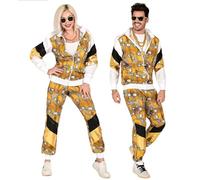W WIDMANN MILANO Party Fashion - Costume Tracksuit, Skulls, 80s Outfit, Jogging Suit, Fancy Dress Costumes