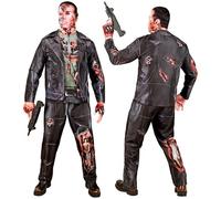 W WIDMANN MILANO Party Fashion 46583 Cyborg Fast Costume Set, Black, L