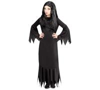 W WIDMANN MILANO Party Fashion - Dark Lady Costume for Girls, Gothic, Halloween, Carnival, Theme Parties