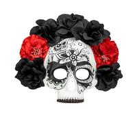 W WIDMANN MILANO Party Fashion - Dia de los Muertos Mask Adult Queen of the Dead Accessory Day of the Dead