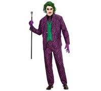 W WIDMANN MILANO Party Fashion - Evil Clown Costume for Men, Clown, Circus, Horror, Psycho, Jester, Joker, Halloween, Carnival, Theme Parties