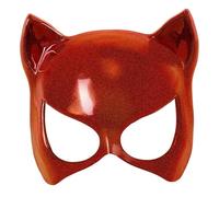 W WIDMANN MILANO Party Fashion - Eye Mask Cat Half Mask Face Mask Accessory for Carnival Costume