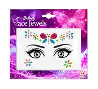 W WIDMANN MILANO Party Fashion - Glitter Stones for Children, Self-Adhesive, Costume Accessory for Carnival and Party