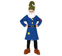 W WIDMANN MILANO Party Fashion - Gnome Costume for Boys, Fantasy, Fairy Tales, Elves, Carnival, Themed Parties, Size 116 cm / 4-5 Years, Blue