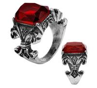 W WIDMANN MILANO Party Fashion - Gothic Rings for Adults | Distinctive finger jewellery, costume accessory for gothic costumes, rockers, pirates, Halloween, carnival