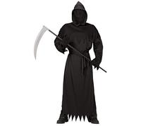 W WIDMANN MILANO Party Fashion - Grim Reaper Costume for Men, Halloween, Horror, Carnival, Theme Parties