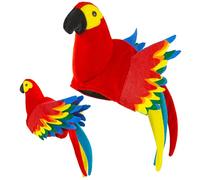 W WIDMANN MILANO Party Fashion - Hat Parrot Bird Animal Costume Headwear for Carnival