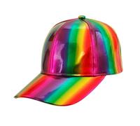 W WIDMANN MILANO Party Fashion - Holographic Baseball Cap Cap Hat Fancy Dress Party Accessory