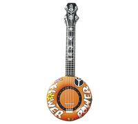 Widmann 11000643 Inflatable Banjo, Orange, Standard Size