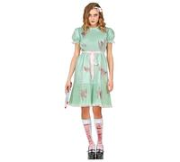 Widmann 10311 Killer Doll Costume Dress, Belt, Stockings, Theme Party, Halloween, Multicoloured, S