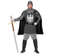 W WIDMANN MILANO Party Fashion - Knight Costume for Men, Middle Ages, Crusader, Carnival, Theme Parties