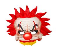 W WIDMANN MILANO Party Fashion - Mask Killer Clown Chinless Eye Mask Crazy Fun Maker Accessory Halloween Carnival