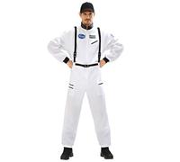 W WIDMANN MILANO Party Fashion - Astronaut Costume for Men, Space Suit, Carnival, Theme Parties