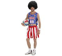 Widmann 11002574 Erwachsenenkostüm Basketballspieler Adult Basketball Player Costume, Stars, Multi-Coloured, S