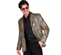 W WIDMANN MILANO Party Fashion - Men's Sequin Jacket | Shiny 70s disco blazer, suit jacket for festival, carnival and eye-catching party looks