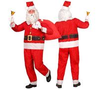 W WIDMANN MILANO Party Fashion 15853 Weihnachtsmann Fast Costume Santa Claus, red, L