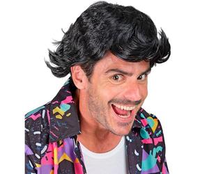 W WIDMANN MILANO Party Fashion - Men's Wig Funny Private Detective Look Costume Accessory for Carnival and Party