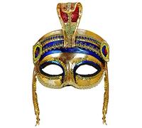 W WIDMANN MILANO Party Fashion - Pharaoh Mask Unisex Adult, Egypt, Egyptian, Venetian Carnival, Carnival, Theme Parties